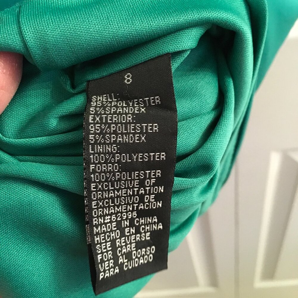 Scarlett Emerald Green Sheath Dress - Picture 8 of 9